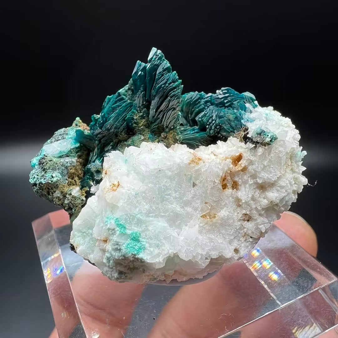 Large crystals Veszelyite (Free shipping)