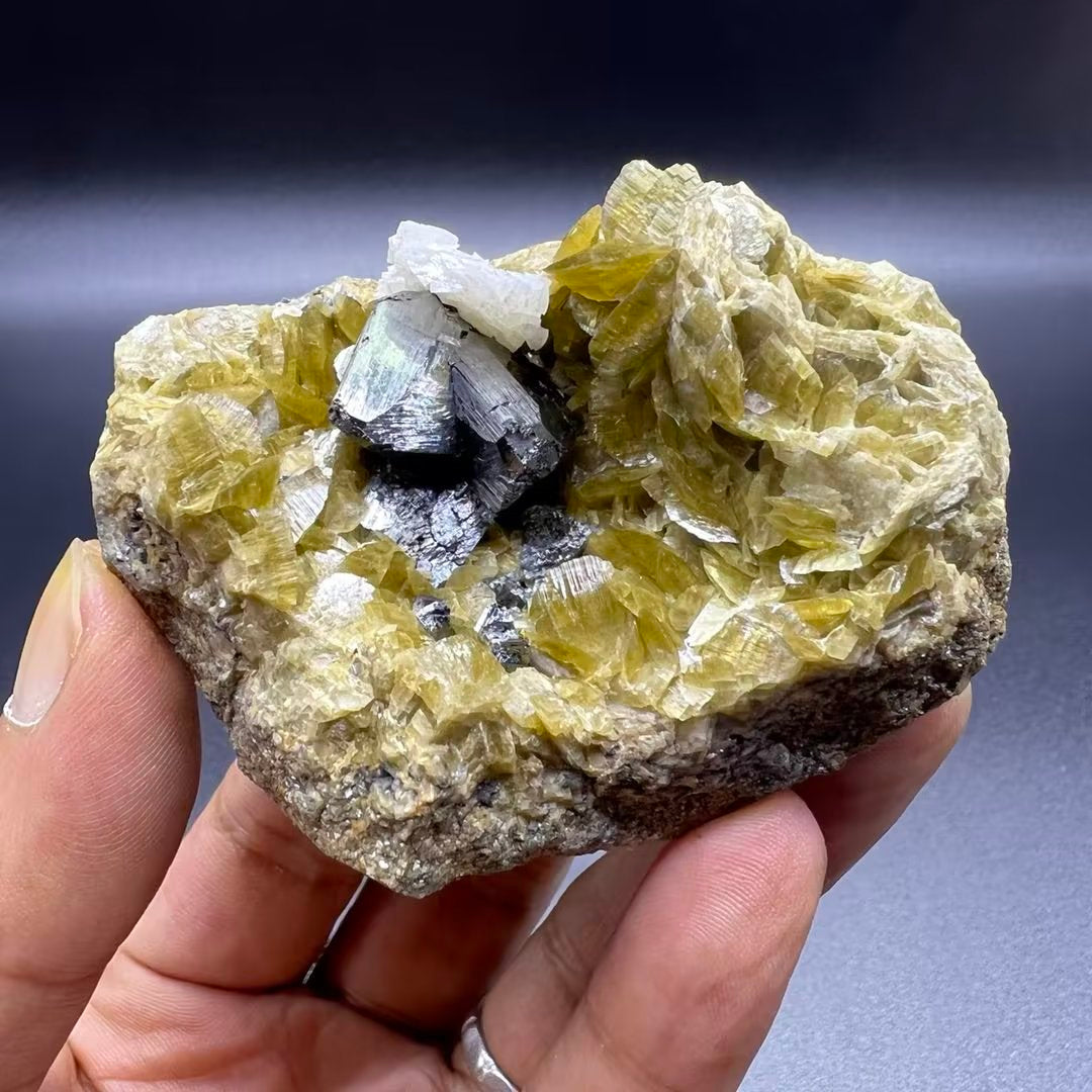 Tetrahedrite + Dolomite + Siderite (Free shipping)