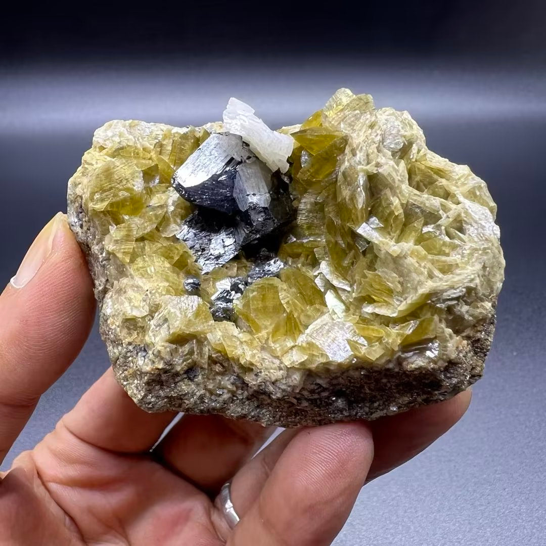 Tetrahedrite + Dolomite + Siderite (Free shipping)