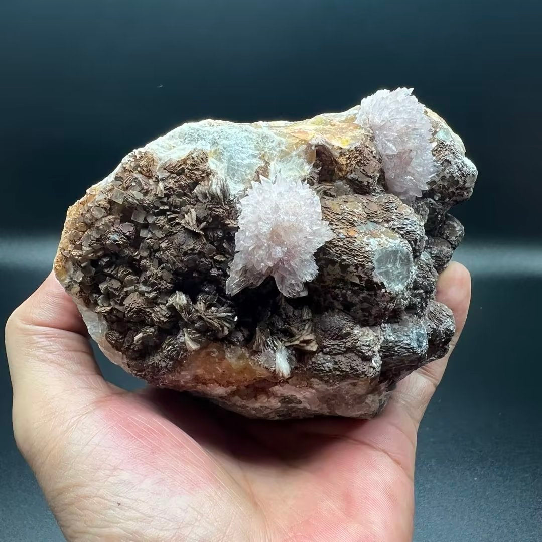 Creedite + Barite + Fluorite (Free shipping)