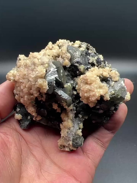 Marmatite + Pyrite + Dolomite + Quartz (Free shipping)