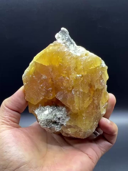 Large crystals Scheelite + Mica (Free shipping)